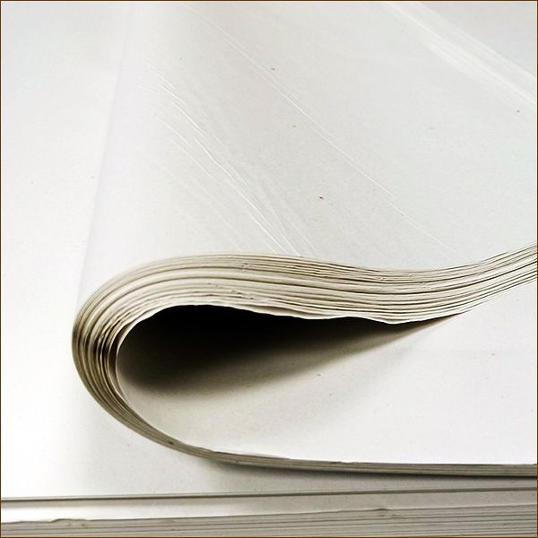 Seidenpapier weiß holzfrei 800 x 600 mm 25 g/qm Juwelierseide