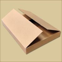 Faltkarton 394 x 274 x 42 mm Versandkarton einwellig Verpackungseinheit (Stück): 10