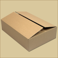 Faltkarton 340 x 240 x 85 mm Versandkarton einwellig Verpackungseinheit (Stück): 10